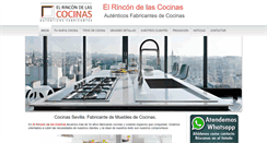Desktop Screenshot of elrincondelascocinas.com